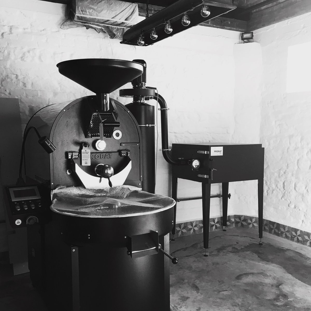 WardaCoffee's tweet photo. We’re opening soon! #wcr #wardacoffee #wardacoffeeroasters #roastery #probatone12 https://t.co/ZhKV8L2OGR