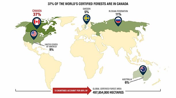 NRCan's tweet photo. Canada believes in #SustainableForestManagement. Read the State of Canada’s Forests Annual Report to learn more https://t.co/tk6vEPUZAt https://t.co/JYSJd2VHLW