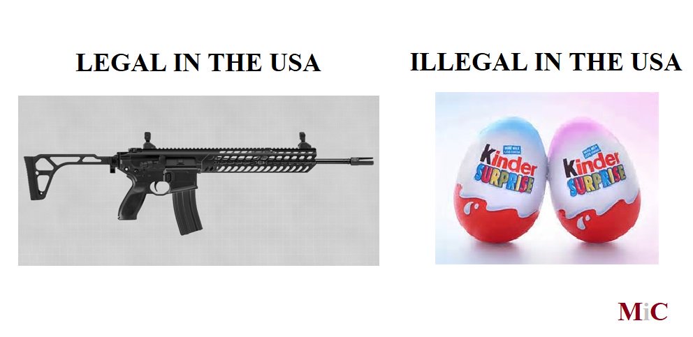 MeanwhileinCana's tweet photo. This is messed up, neighbours...
#GunControlNow https://t.co/bXjf771L0d
