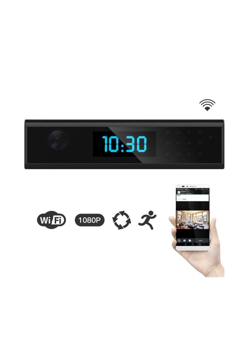 fpinvestigation's tweet photo. Spy Camera Clock Night Vision 1080P. Support Android/iOS Phone View Video Monitor Recording for Home Security Motion Dection https://t.co/7ZVFNFoqdm