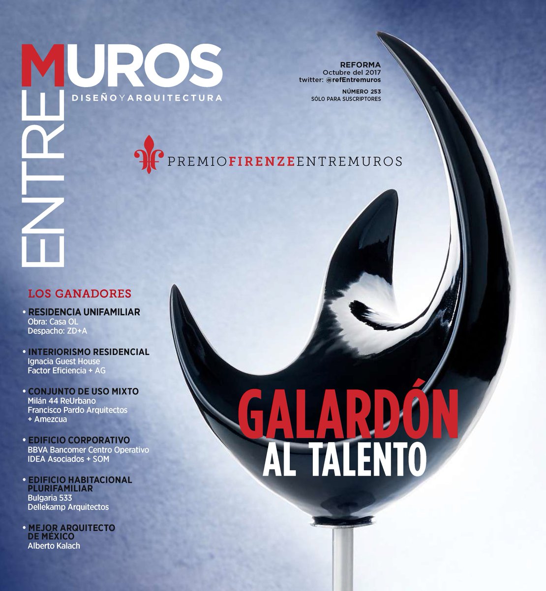 LEGORRETA_ARQS's tweet photo. Publicación en @refEntremuros del #PremioFirenzeEntremuros / #PFE2017, donde #Legorreta obtuvo el #SegundoLugar en #UsosMixtos con #Miyana https://t.co/h2POEVWvuv