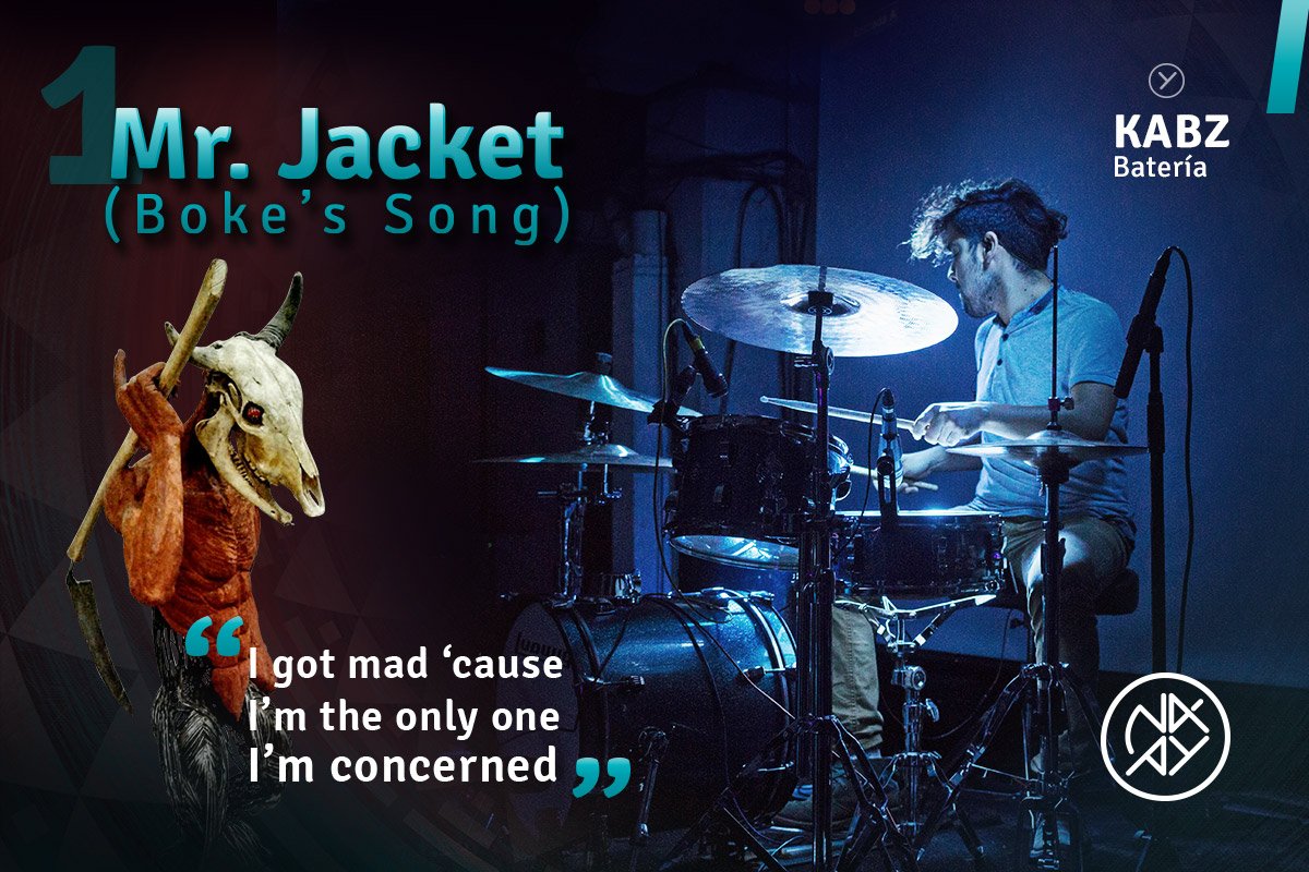 Naaywayak's tweet photo. #MrJacket una canción sobre la adolescencia, escúchala: https://t.co/DZzK12Ib4D #AlternativeRock #BloomingCeiba #Drums https://t.co/J12aY831bx