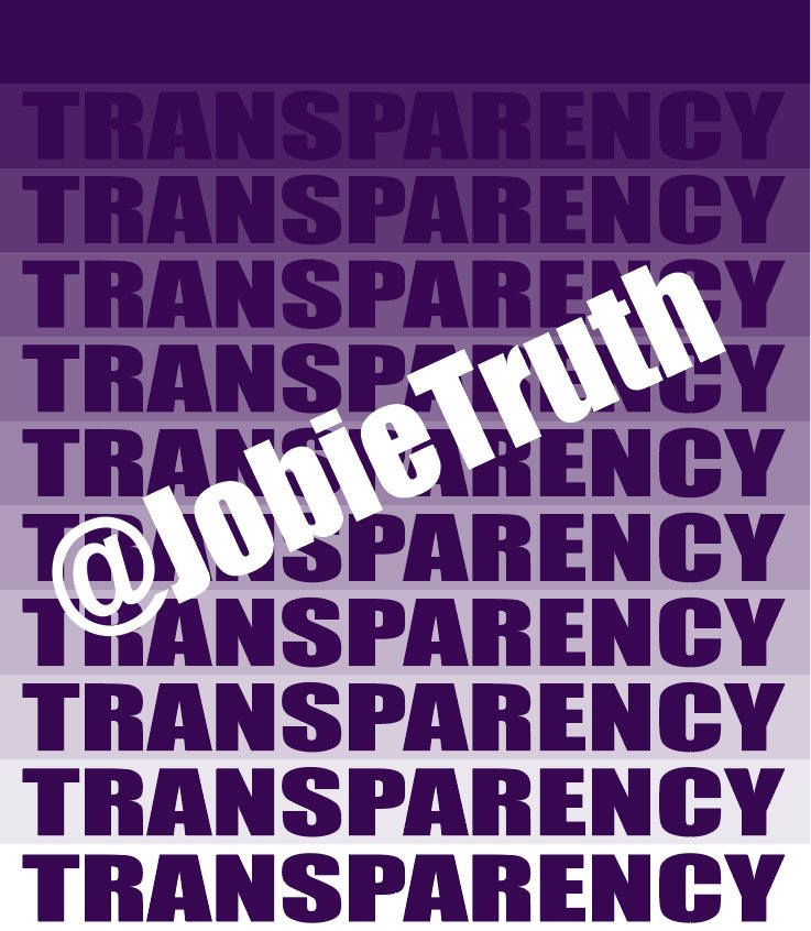 JobieTruth's tweet photo. Demand Transparency! Ask Questions! JobiesFirst!
#DemandTransparency #JDI #JobsDaughters #JobieTruth #JobieCourage https://t.co/kOxUFS0uuc