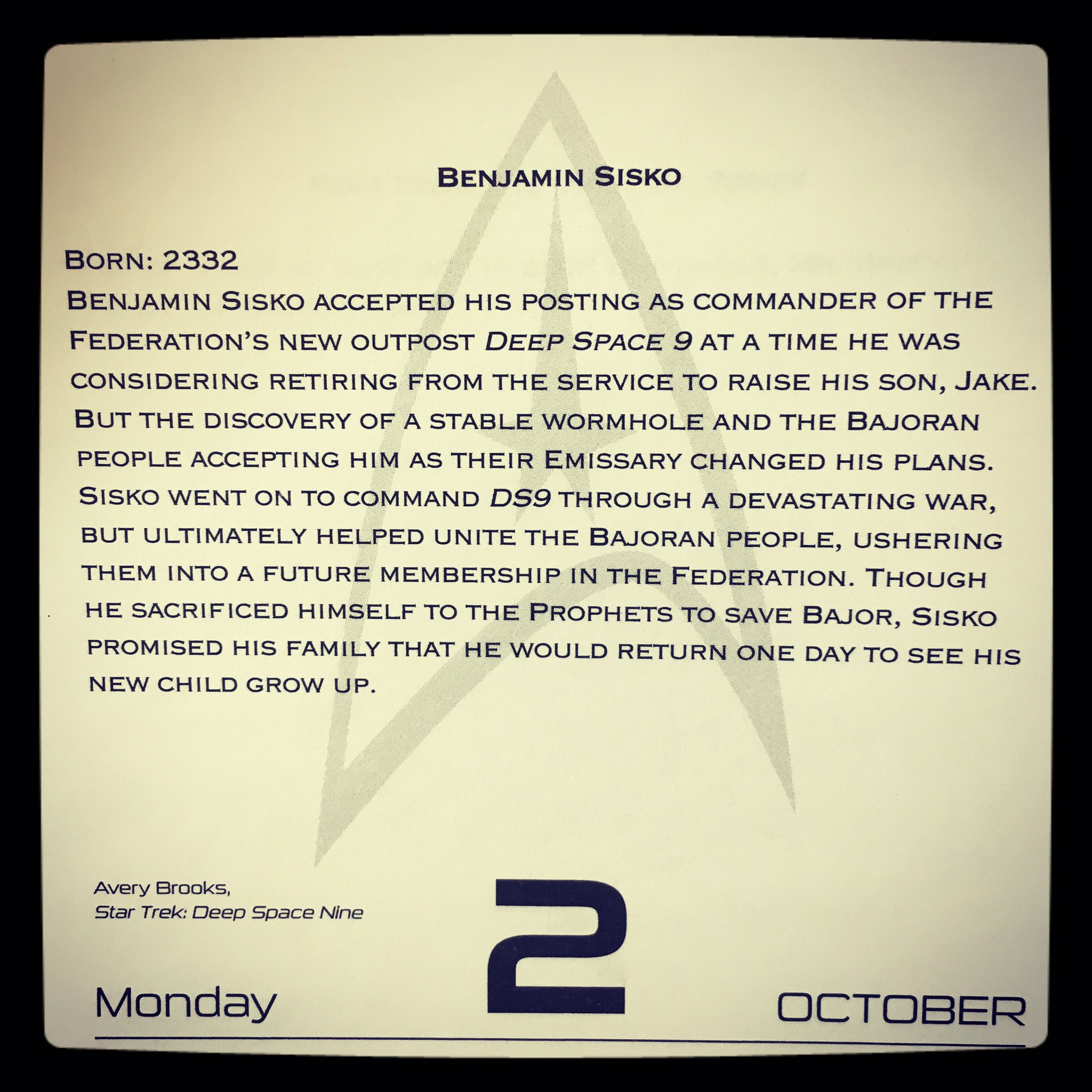  - October 2, 1948 - Happy Birthday Avery Brooks! 