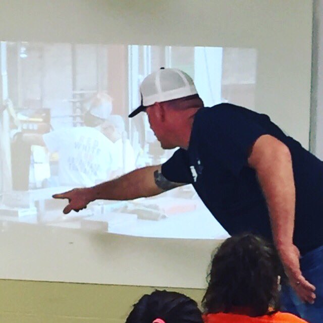 PortMuskogee's tweet photo. Day one of National Manufacturing Week was a success! @MuskogeeSchools HS DECA class. #madeinmuskogee #mfgday17 #workforcedevelopment https://t.co/2QzRJAP6EO