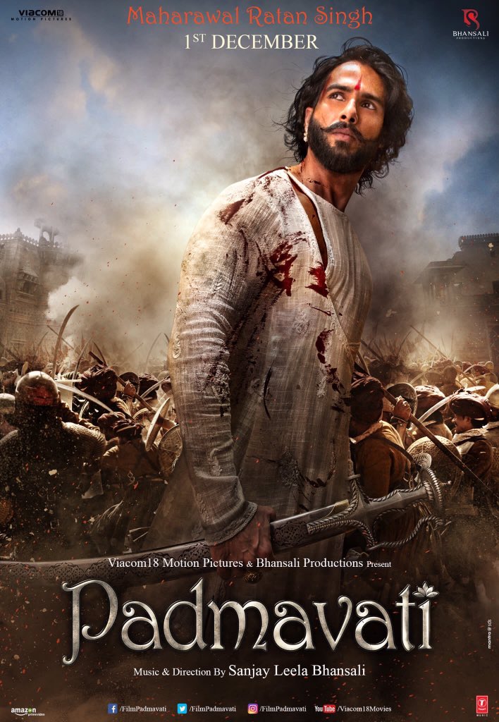 DGRDRPHPDPS11's tweet photo. #Khilji @RanveerOfficial #Padmavati @deepikapadukone  #Ratansingh @shahidkapoor #BornBlockbuster @FilmPadmavati Eagerly waiting 4 it #1Dec17 https://t.co/61WhA3iGxt