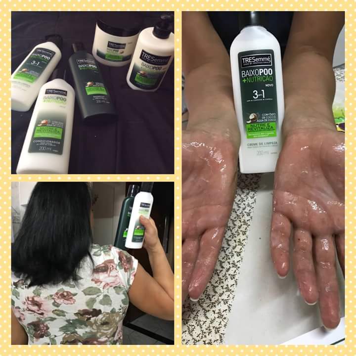 ericablangis's tweet photo. Leia meu comentario sobre Tresemme Baixo Poo: https://t.co/KSLcZzgqOx. Eu experimentei de graca (ou com desconto). https://t.co/WrfsXcyWvH