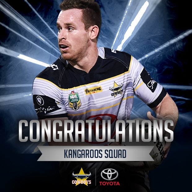 nthqldcowboys's tweet image. WORLD-CUP BOUND: Michael Morgan has been selected for the 2017 Rugby League World Cup! Full squad: bit.ly/WorldCup_Kanga… #ridemcowboys