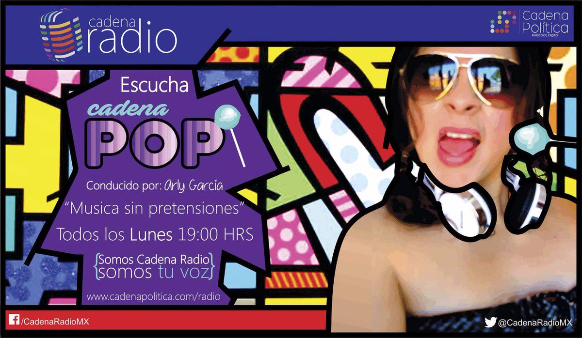CadenaRadioMx's tweet photo. Hoy #CadenaPop, entrevista con @guarangosalsa 1er banda de salsa colombiana invitada al #FestivalQuimera, 19 hrs por https://t.co/r3RVV9WxaO https://t.co/peHuDJEy6J