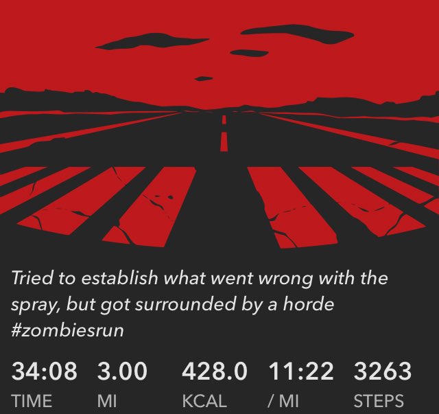 Triken27's tweet image. Tried to establish what went wrong with the spray, but got surrounded by a horde #zombiesrun #plexuspower