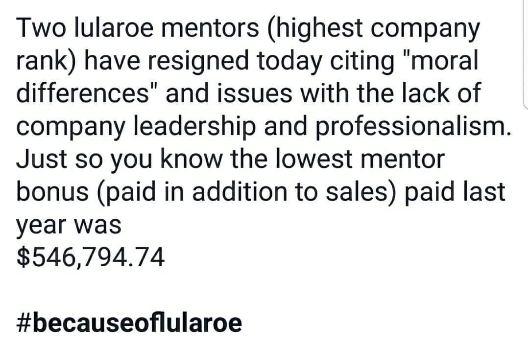Jonijonibologna's tweet photo. @LuLaRoe Boom bad day for @LuLaRoe Today too the ship is sinking SOS https://t.co/kCj3tHIJ1R