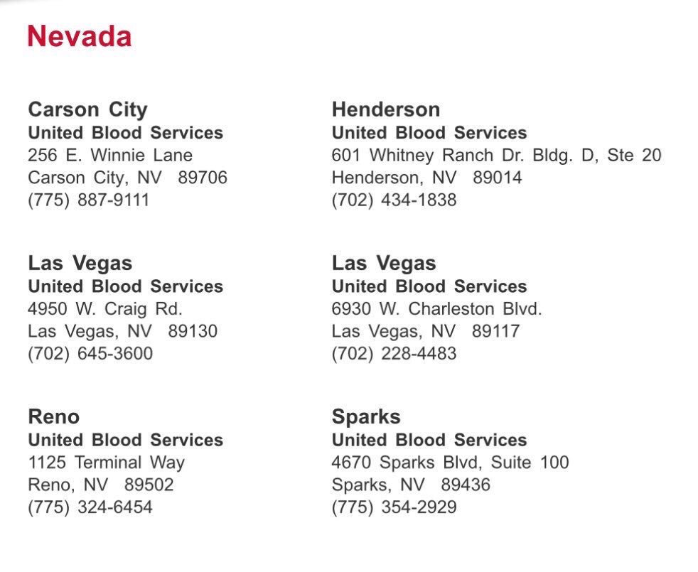 DrOz's tweet photo. If you're in Las Vegas and want to help the victims of last night's shooting, here is where to donate blood: https://t.co/RR9SjB8IH0