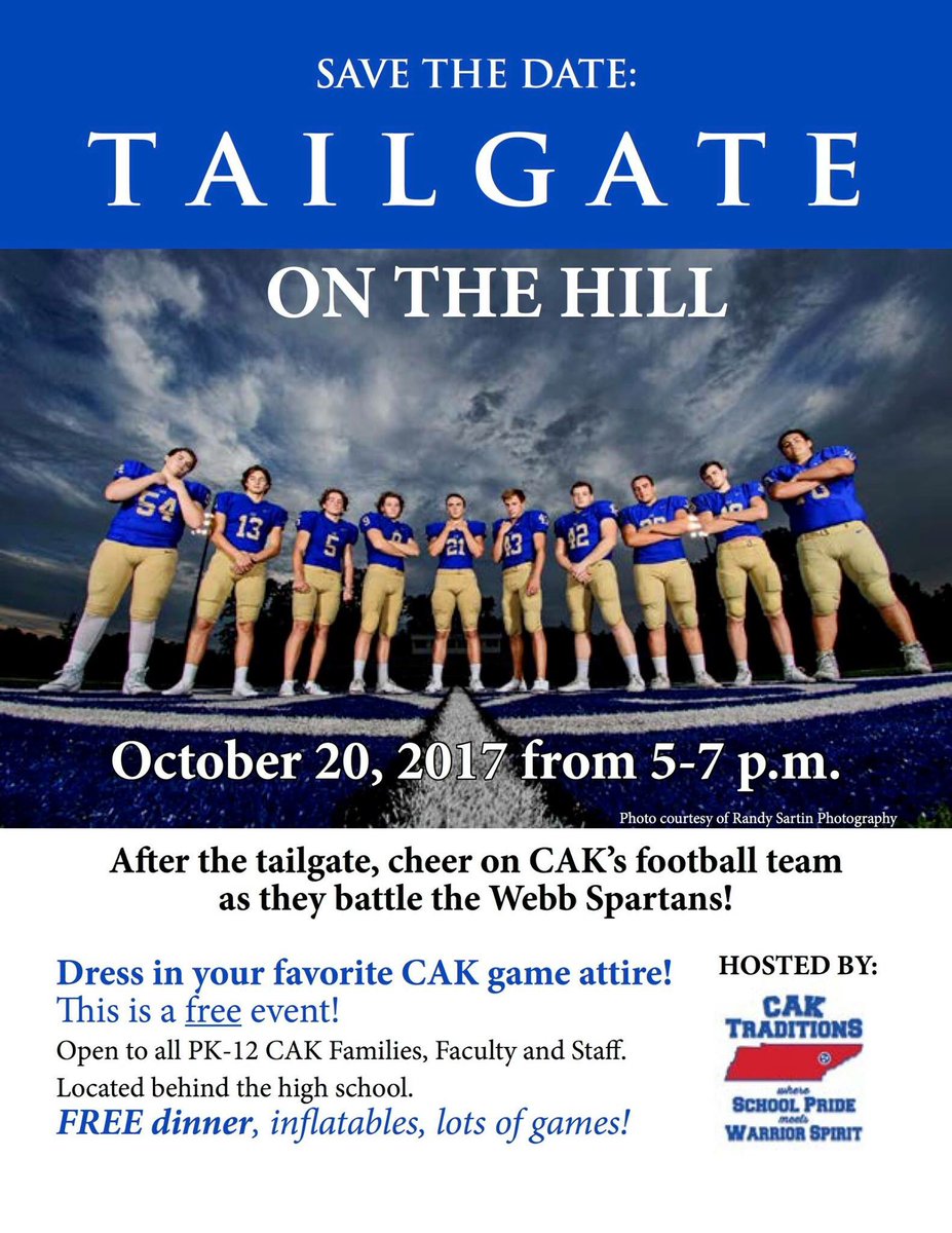 cakwarriors's tweet image. CAK Families - save the date!