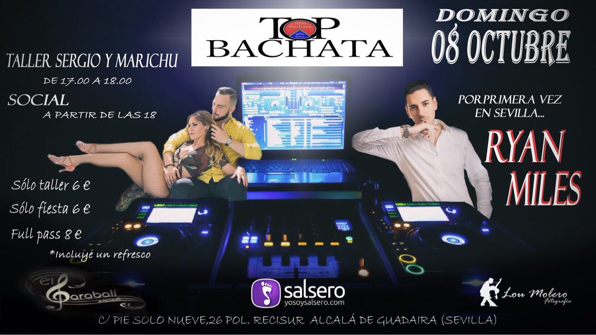 El domingo ya está aquí!! Aun no tienes tu entrada??? Consiguela en <a href="/salseroapp/">salsero</a> y vente a el carabali escuela. Taller #S&amp;M y #djryanmiles  💓