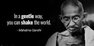 Give back to the community selflessly in the footsteps of Mahatma Gandhi