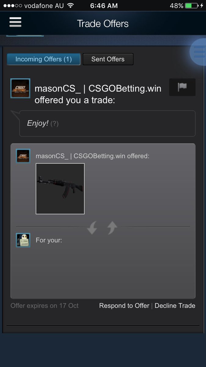 Owen_CSG's tweet image. Thanks to @CSGOBettingOG for this beautiful looking AK! 👀🔥