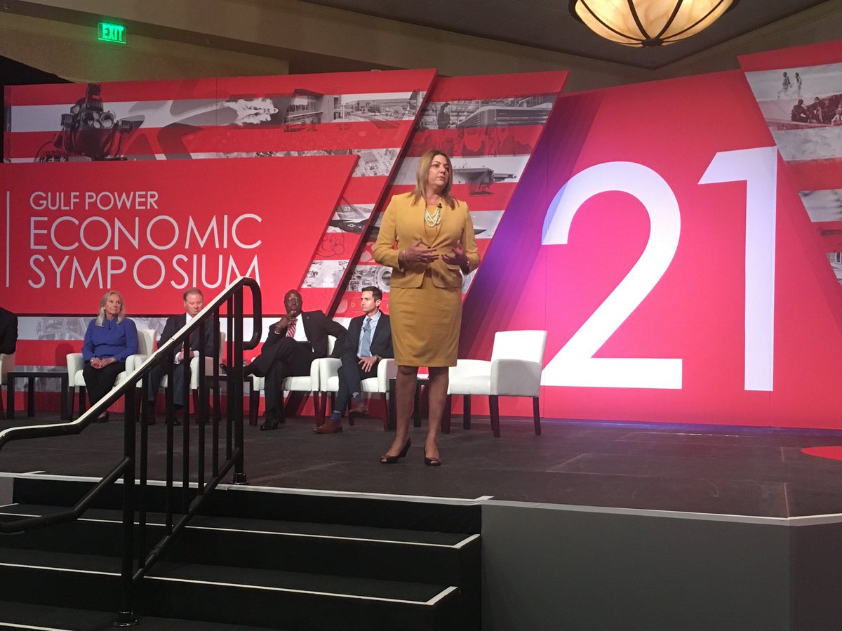 Chancellor Madeline Pumariega - passionately leading our nationally recognized FL College system &amp; symposium Talent Talks today! #oneNWFL