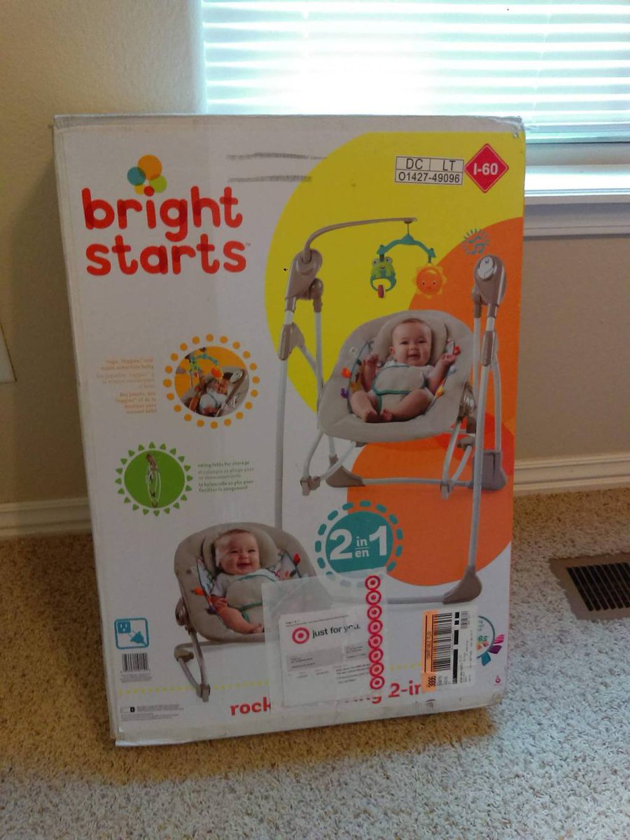 bright starts 2 in 1 rock and swing