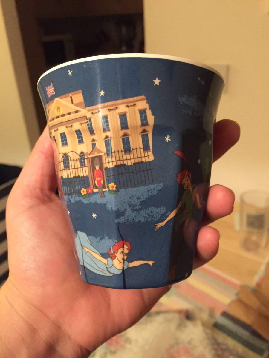 BHutch_91's tweet photo. V.excited to review my @Cath_Kidston order today! Shame you can't see tinkerbells face and there's random blue lines on the cup though!! 😕 https://t.co/dn2UDyRmkl