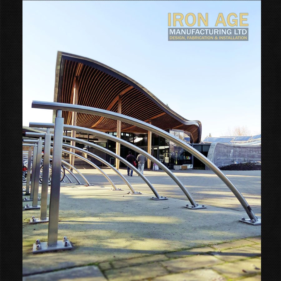 ironagebc's tweet photo. Do you need #bikeracks for your building? Have a look at what we did for #VanDusenGardens https://t.co/XDTQHA0w6E https://t.co/XaUKGA8j8G