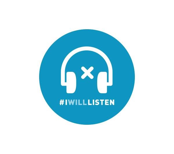 #IWillListen Thurs, Oct. 5, HHSB 102 11am-12:20pm, NAMI and the CSU Active Minds host 'In Our Own Voices' mental health discussion &amp; table.