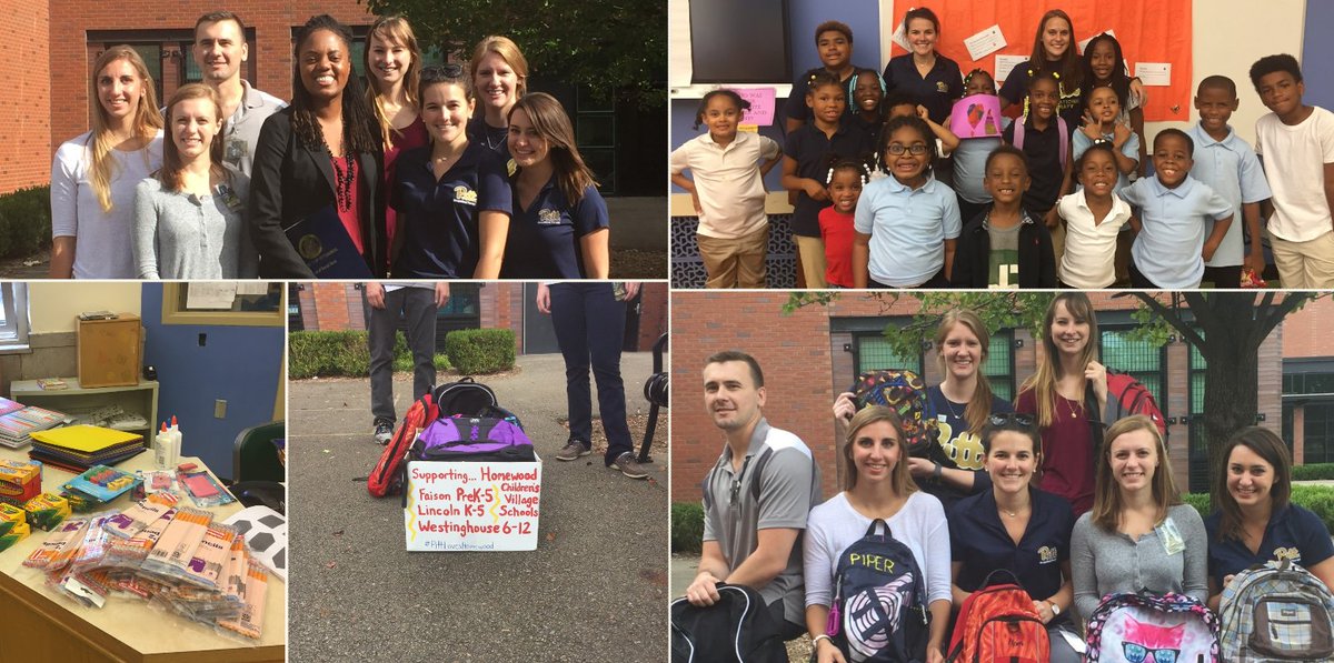OTPitt's tweet photo. Last week, #PittOT students lead #BackpackAwareness Day learning activities at Lincoln & Faison Elementary Schools #PittLovesHomewood https://t.co/0bc63U1Hxa