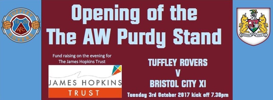 An important night for our club tomorrow, as we officially open The A W Purdy Stand v a <a href="/bcfctweets/">Bristol City</a> XI.
Formal opening commences from 7pm.