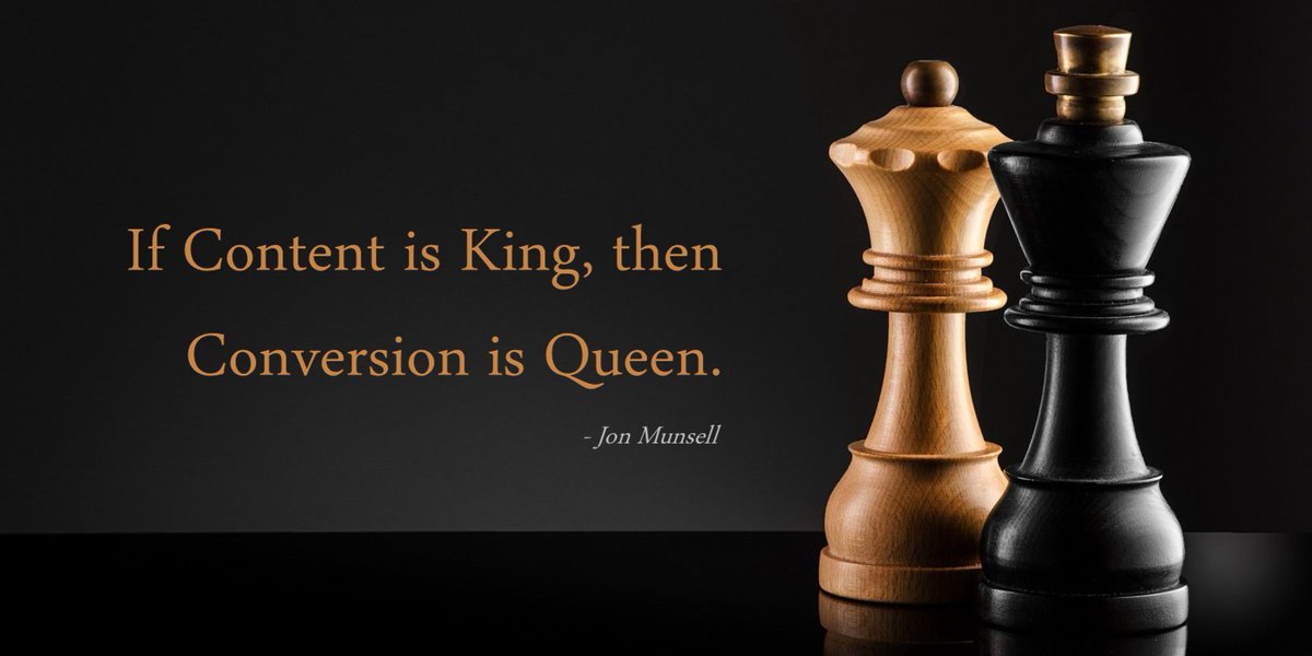 DataGek's tweet photo. Customer conversions are followed by great content! #marketing #content #conversion #king #queen #chess @bizgek @ansinsights https://t.co/5QvKJlB5BW