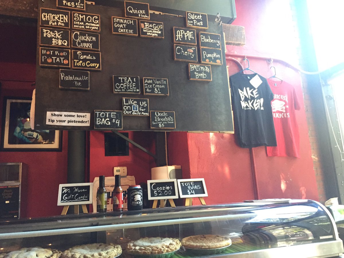 pieshopdc's tweet photo. Finishing your day at work in #ChinatownDC? Stop by our shop at 675 I Street NW for some tasty pie! Sweet, Savory & Quiche avail. #PieStyle https://t.co/UzaIqHGzI1