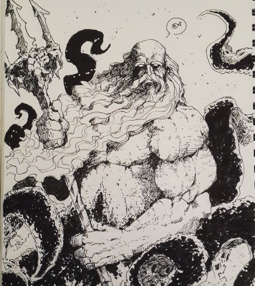 Abdullah7Hadia's tweet photo. Poseidon ..
#inktober2017 #inktober https://t.co/UWD7m7uPxs