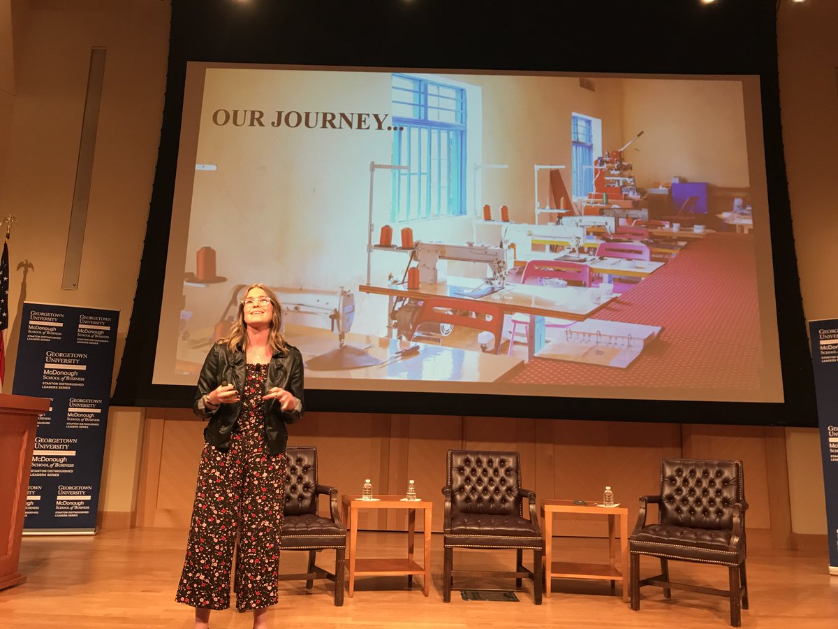 msbgu's tweet photo. Taryn Bird, sr mgr @katespadeny, joined @MSB_MBA students today to speak on principled leadership & social impact of the #on_purpose brand. https://t.co/2fRAHPG2Di