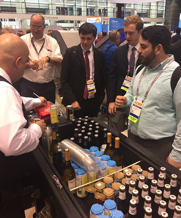 trojanuv's tweet photo. We have a full house at our in-booth party happening now @WEFTEC! Come by Trojan Booths #1607 &amp; #1612 until 5PM! https://t.co/l2gFpItFHJ https://t.co/EgAZ2hsFWt