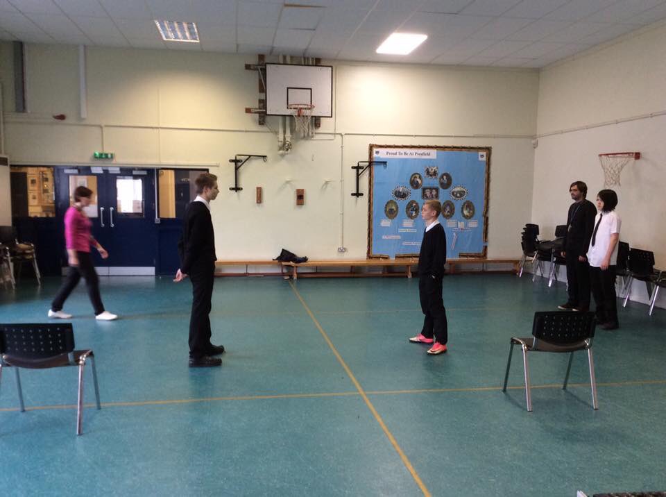 PresfieldHigh_'s tweet photo. Our year nine students working on scenes from West Side Story in Performing Arts🎭🙌 https://t.co/Oaqgjg4rR5