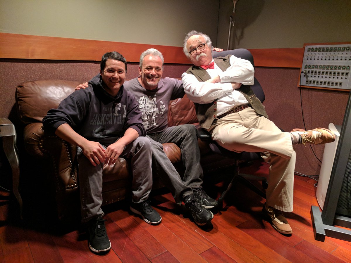 It was great having <a href="/johnnyyongbosch/">Johnny Yong Bosch</a>, Mark Risley, and <a href="/JoeyDAuria/">Joey D'Auria</a> back in the studio!