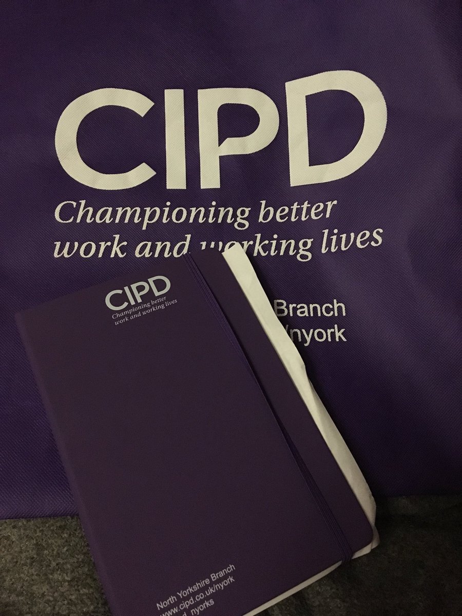 Perfect way to please a stationery obsessive <a href="/CIPD_NYorks/">The CIPD Branch in North Yorkshire</a> committee member. Includes matching pen! 😀