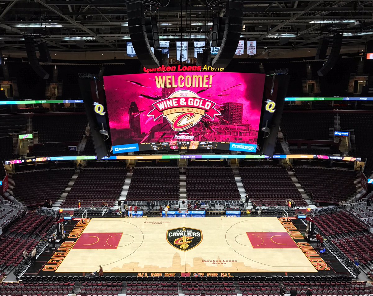 Cleveland Cavaliers Unveil Center Court at Rocket Mortgage