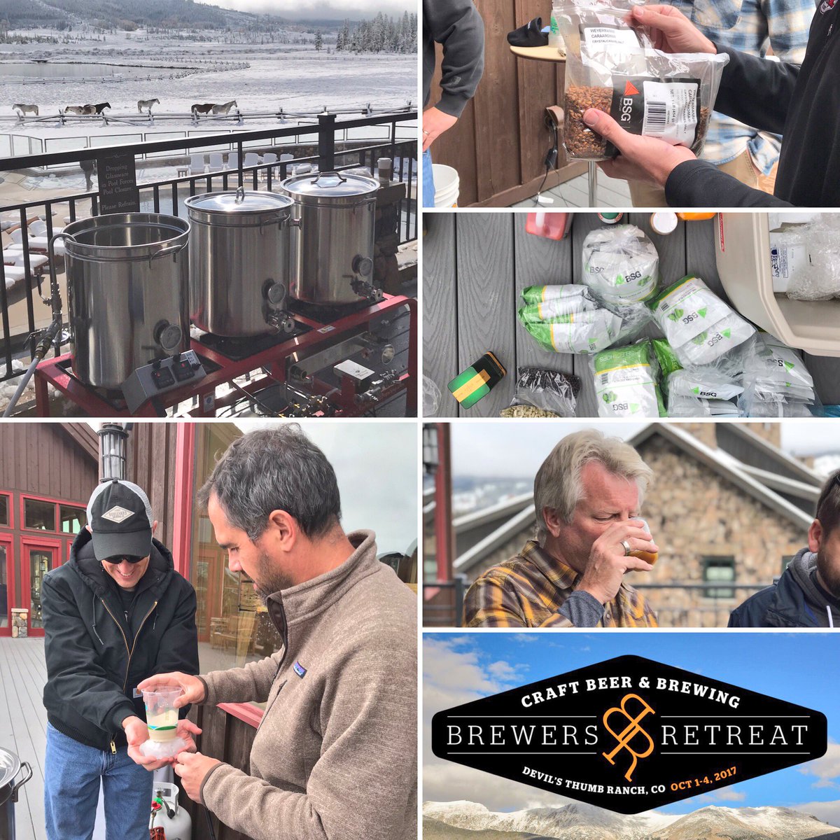 What an awesome day brewing <a href="/CraftBeerBrew/">Craft Beer & Brewing</a> Brewers Retreat!