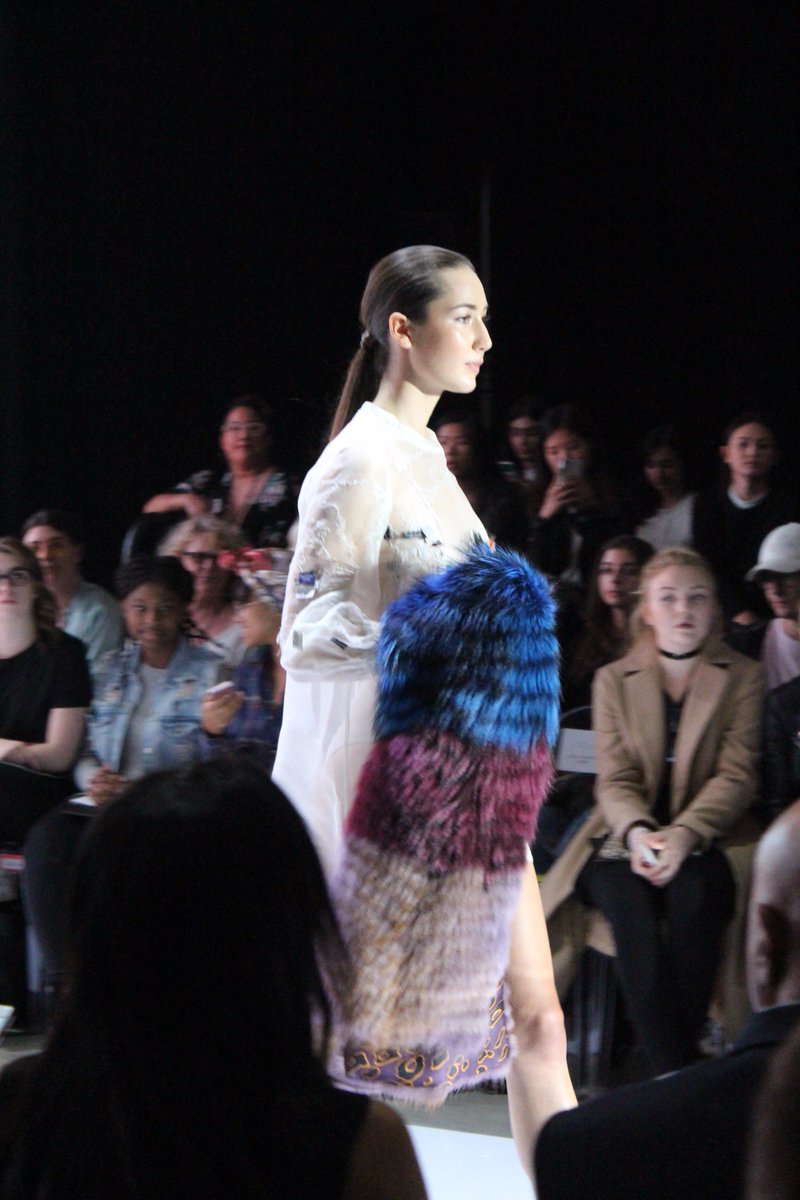 LuaBailey's tweet image. A fashion show without fur? FURget about it! 😂 #TW #RyersonFashion