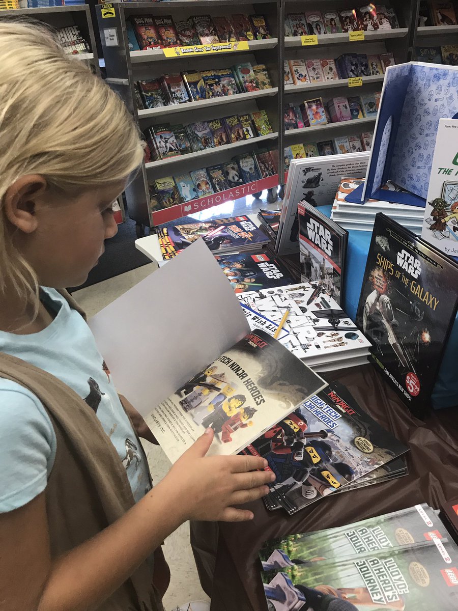 WESWildcatMC's tweet photo. The @WildcatsWES Book Fair is in full swing! Come see us from 8-2 Tues, Wed, and Thurs. We will be closing on Friday at 11:00. #WESReads https://t.co/g2aCXILB6X