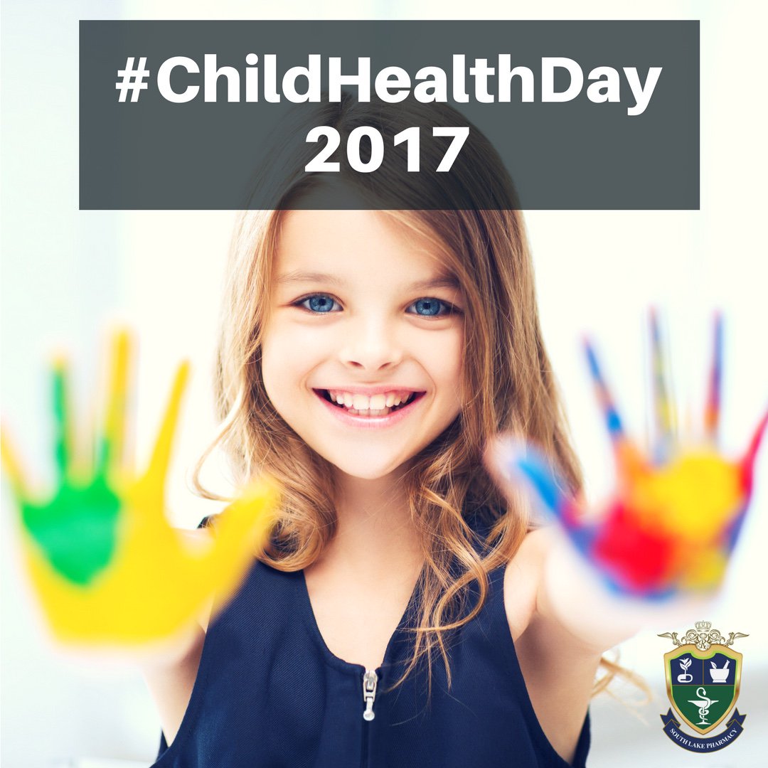 SLcompounding's tweet image. South Lake Pharmacy is celebrating Child Health Day 2017! We would like to thank all of the practitioners that keep our children healthy!