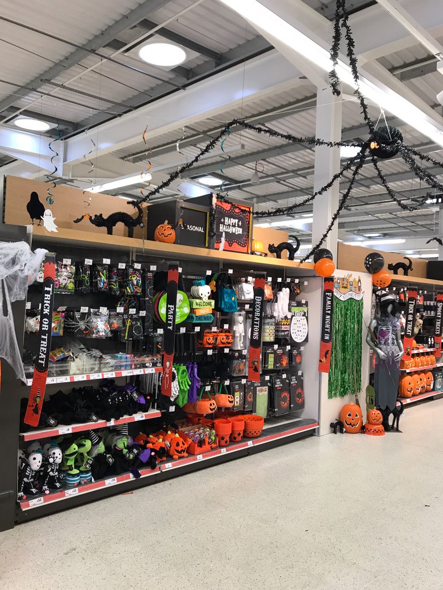 mike_burnley's tweet image. A fabulous range of Halloween products now available in the Seasonal aisle at Sainsbury's Colne.