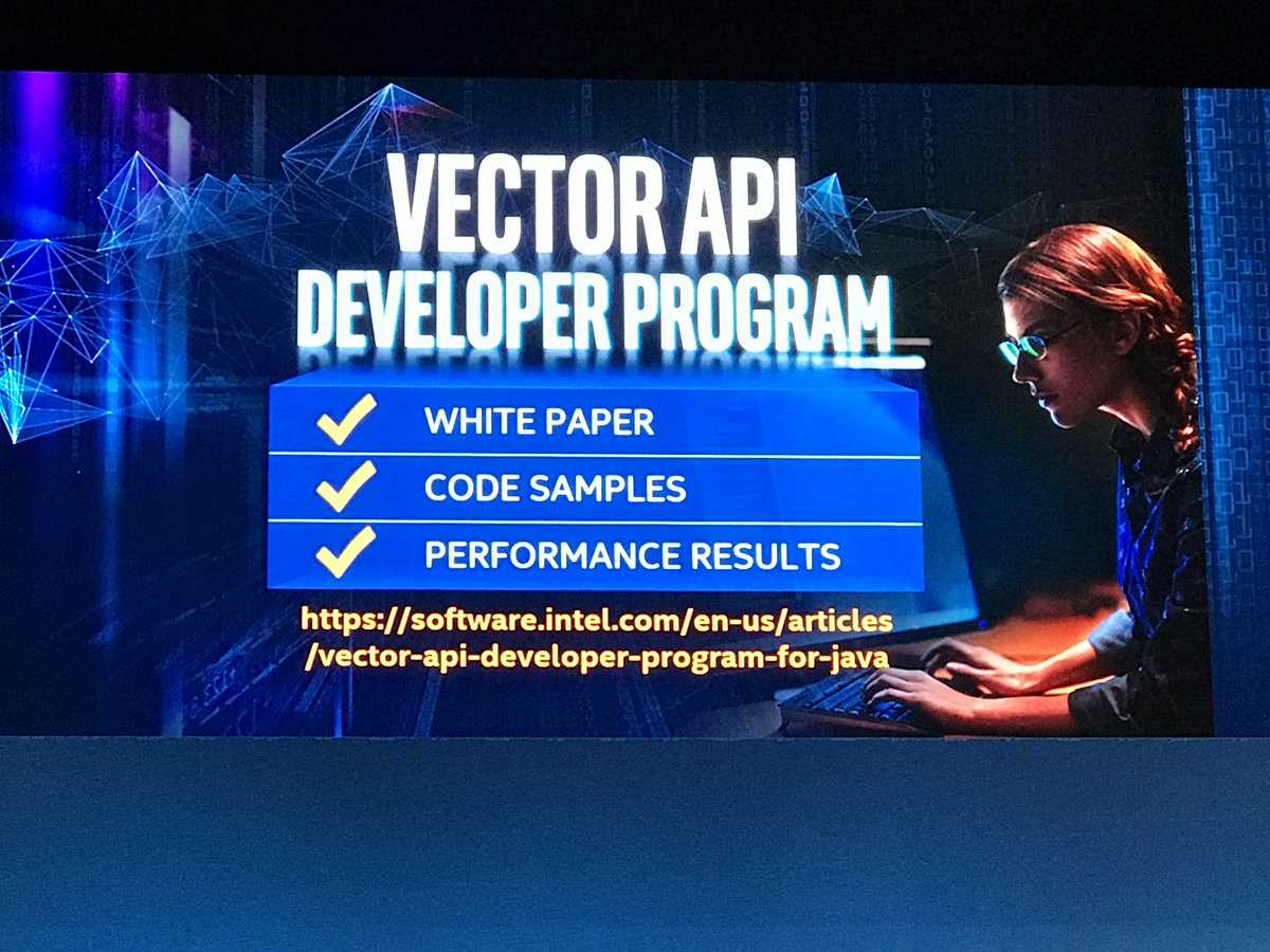 Vector API developer program #JavaOne2017