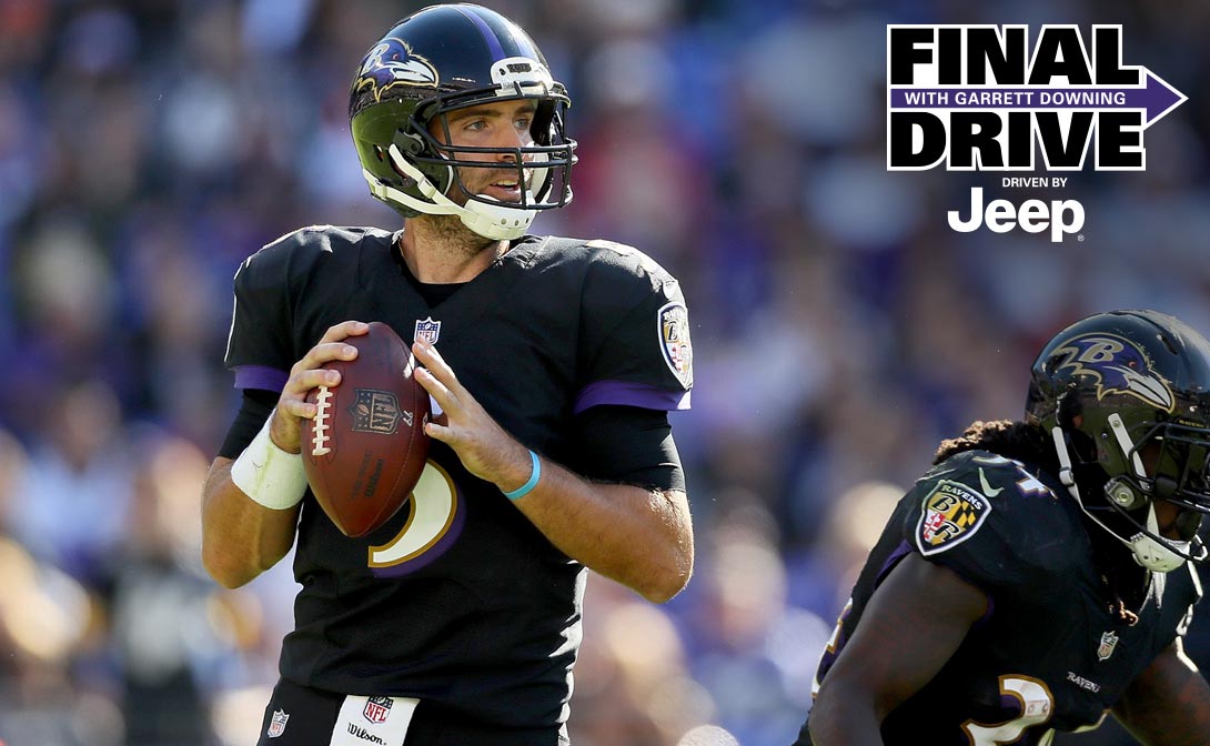 Ravens's tweet photo. FD: Harbaugh says he likes the way Flacco has taken responsibility for how the offense starts with him.
📺: https://t.co/SkePPjtWPi https://t.co/gbe8b1gwOe