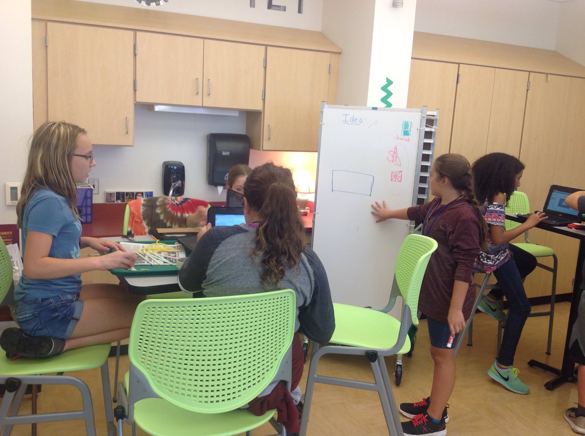 eastmansara's tweet photo. Learning to imagine &amp; plan hurricane-proof huts using the engineering design process in the Innovation Lab #gmsdstem https://t.co/2DSrtbKRLH