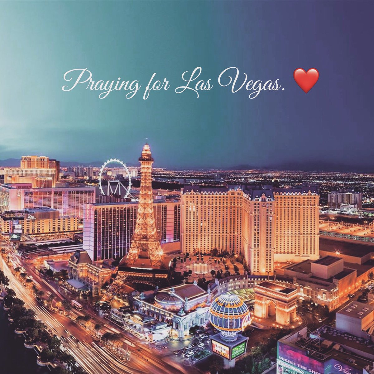 vanessalynnbird's tweet photo. Praying for Las Vegas. ❤️ My heart is broken for all the lives lost and affected by this tragedy. 💔
#lasvegas #prayforlasvegas https://t.co/ReM6Y3Lqmy