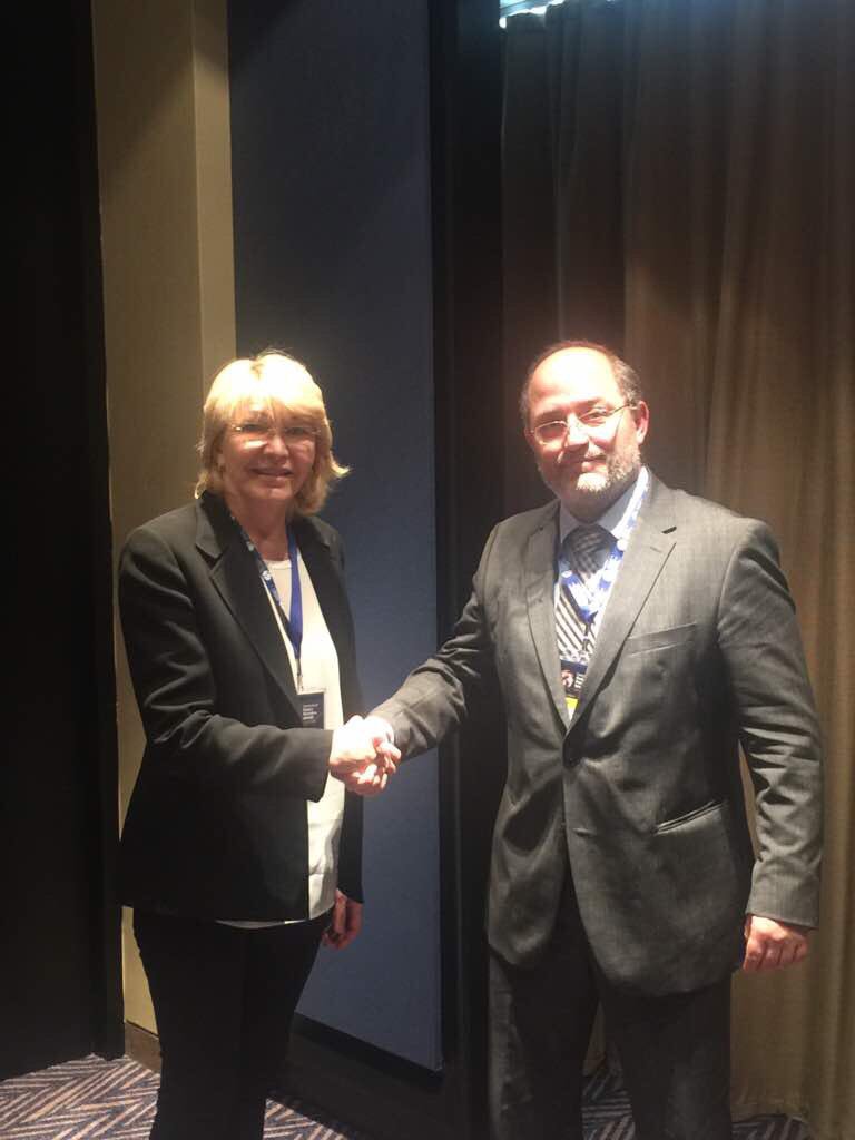 Reunida en Lima con el Fiscal General de Andorra, Alfons Alberca Sanvincens, compartiendo información importante sobre diversos casos #2Oct