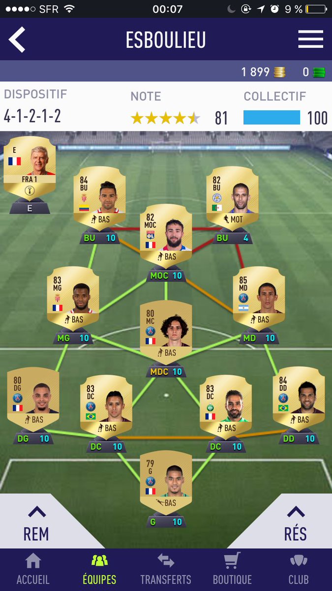 HugoSibille's tweet image. L'équipe commence à ressembler à quelque chose #FUT