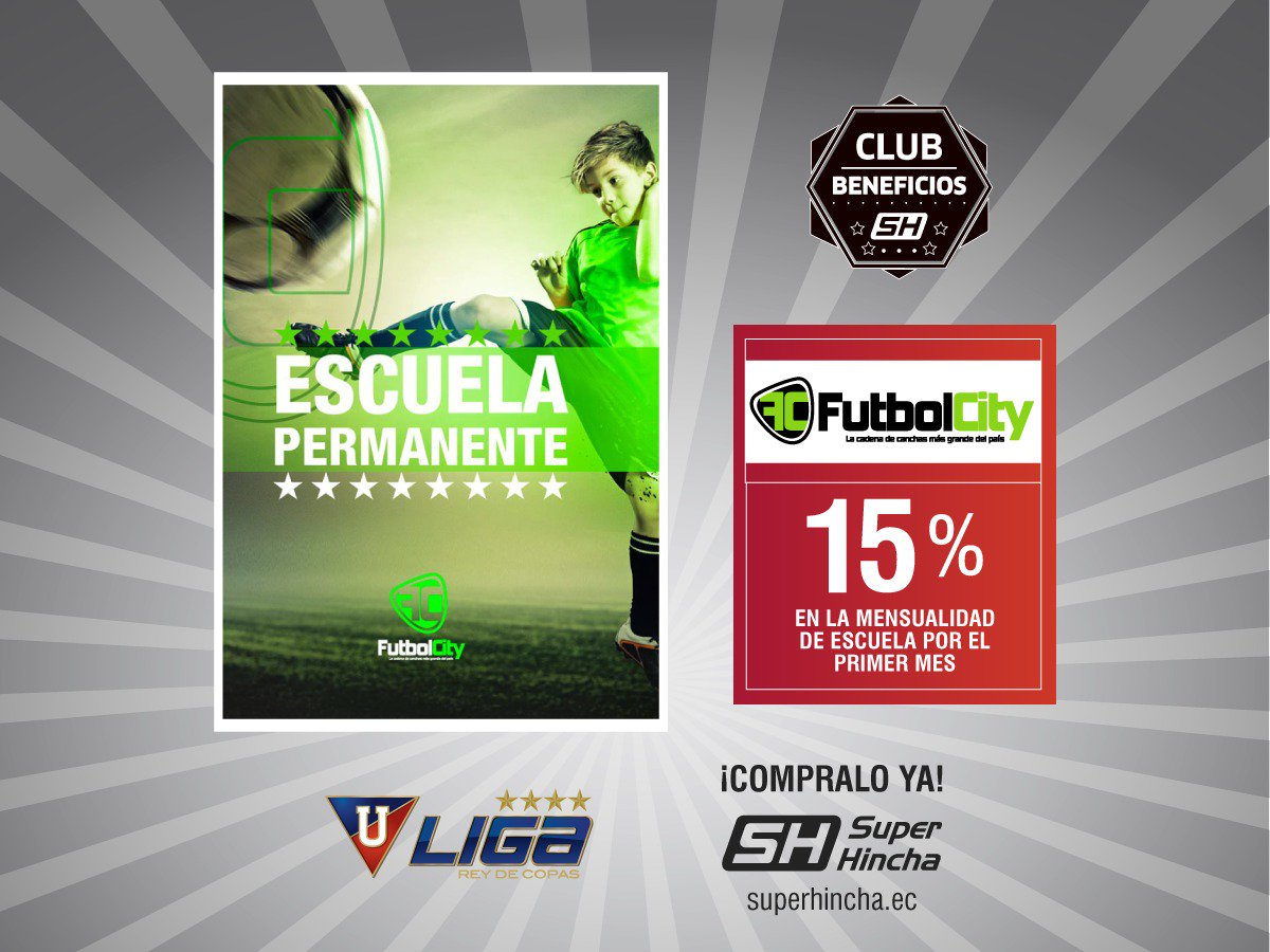 LiguistaOficial's tweet photo. ¡Tenemos un nuevo #BeneficioSH para todos nuestros tarjeta habientes! ¡Descuento especial en FUTBOL CITY! Info en: https://t.co/WMi945MMCJ https://t.co/py3fUACtWb