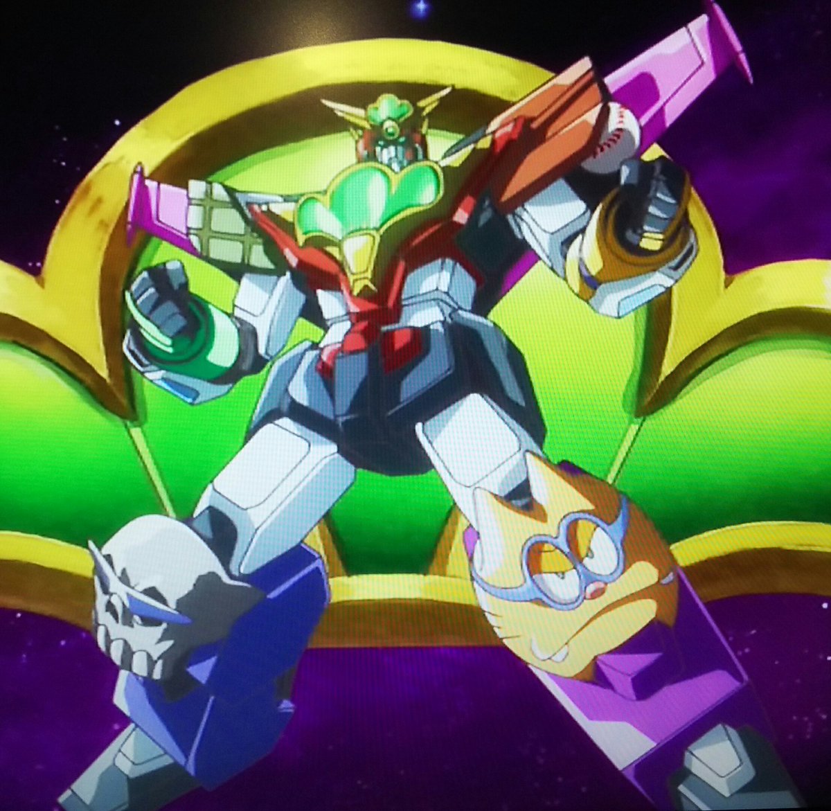 ホジタ バベッジ絆15達成 Sur Twitter おそ松さん2期 1話から色々と笑わせてもらったw 今回も最後まで良質なクソアニメであってほしい それにしてもちゃんと変形してちゃんと合体したロボが マシン射出シーンも含めて見れば見るほどマイトカイザーな件