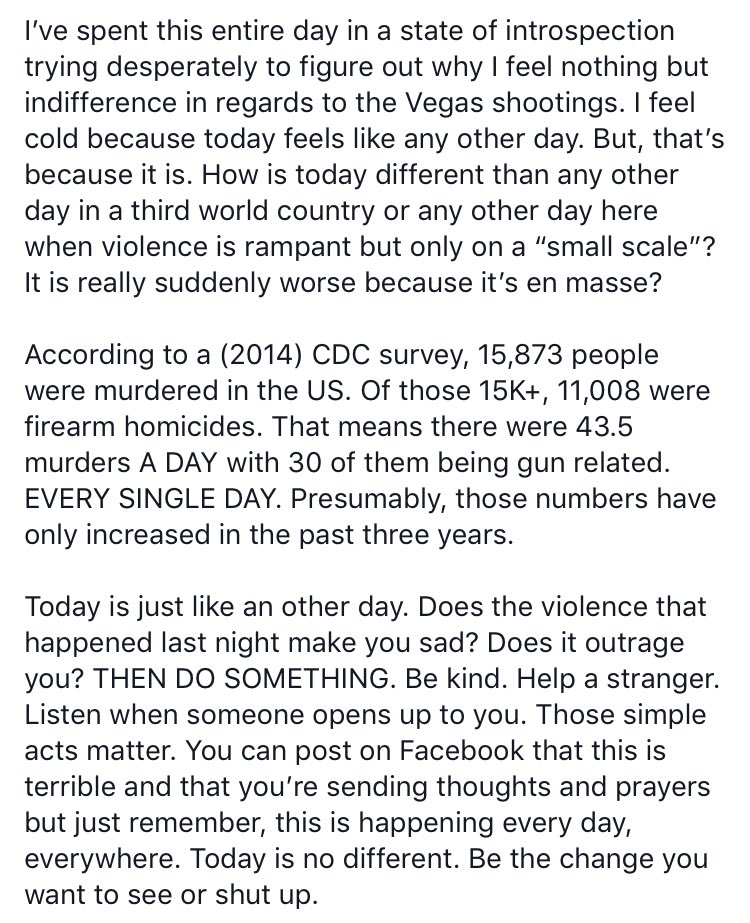 peacehopeandpie's tweet image. BE THE CHANGE. #BeTheChange #todayiseveryday #beoutraged #vegas #onlykindnessmatters